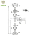 GL-11118 CARGO VAN CAMIÓN CARDE DE PUERTA CON CLAVES DE SEGURIDAD